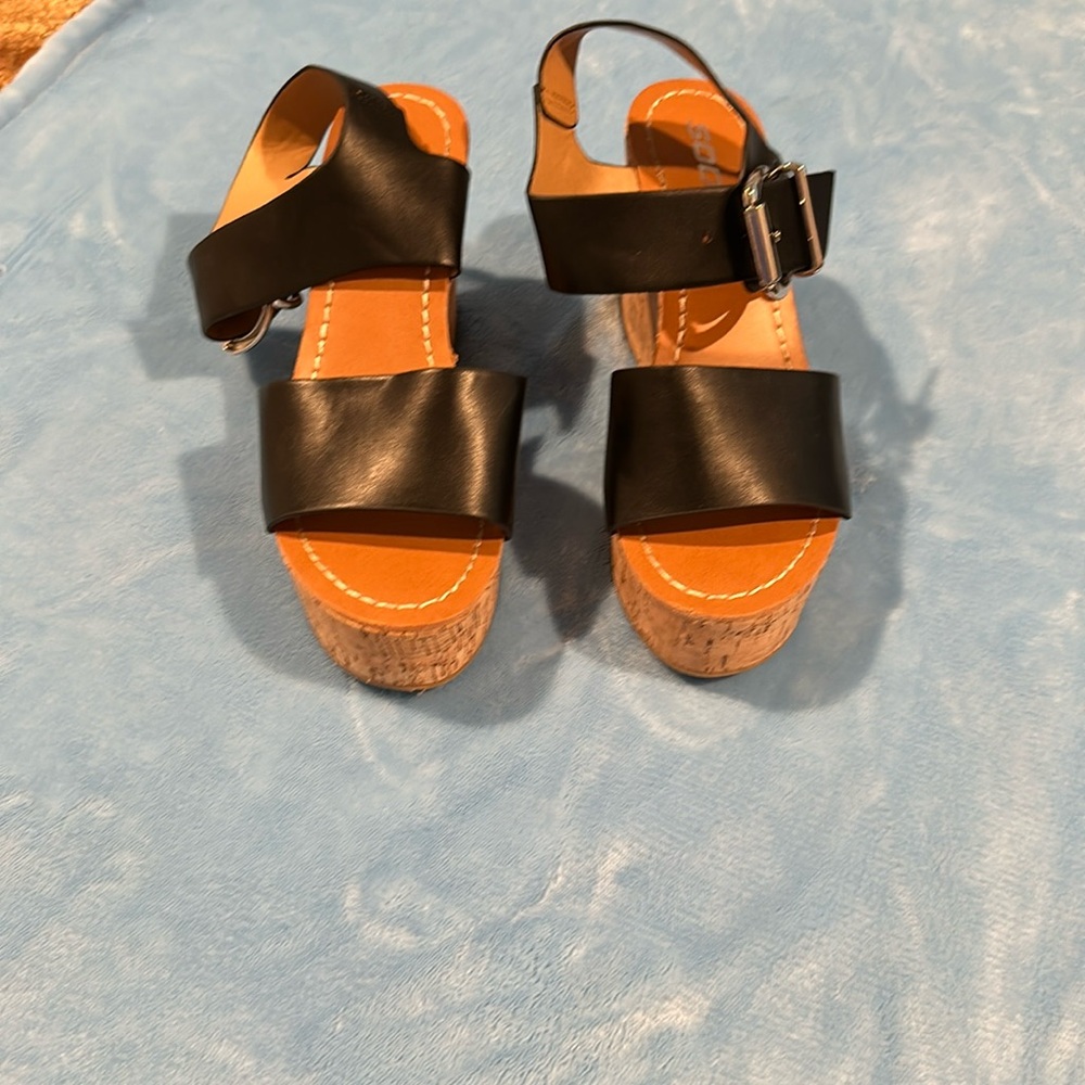 Black Wedges Shoes